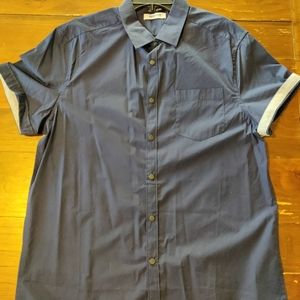 Kenneth Cole reaction casual snap button shirt
